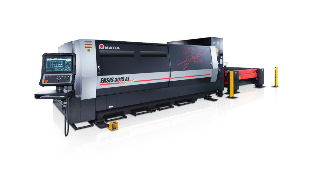 CNC fibre laser cutting machine at LGM Engineering in Surrey