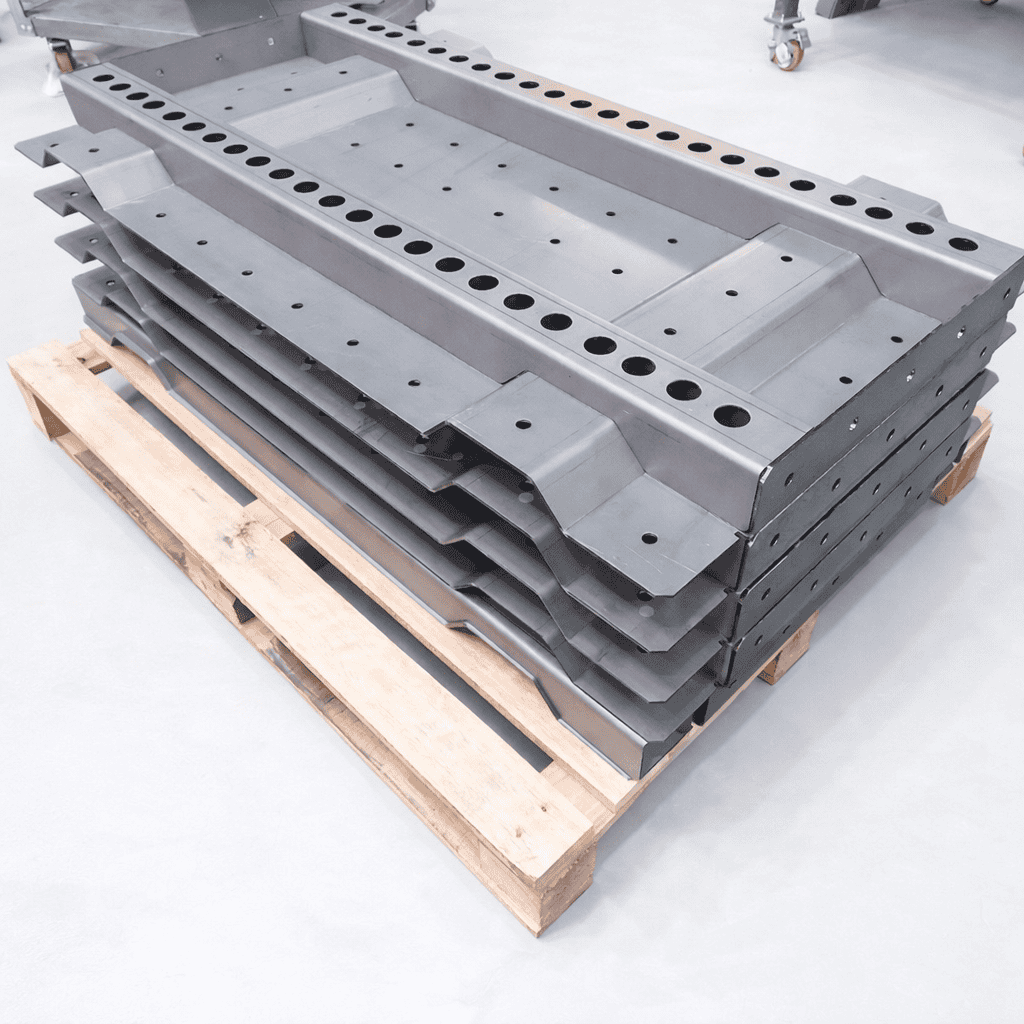 Laser cut and folded sheet metal components manufactured by LGM Engineering