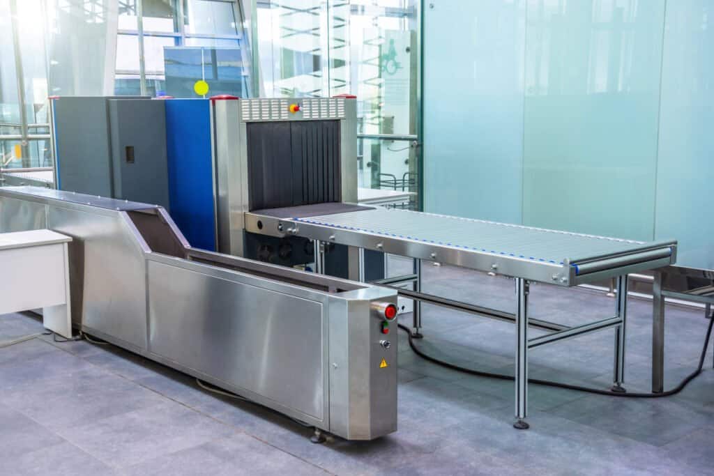 Metal fabrication services for security scanning equipment